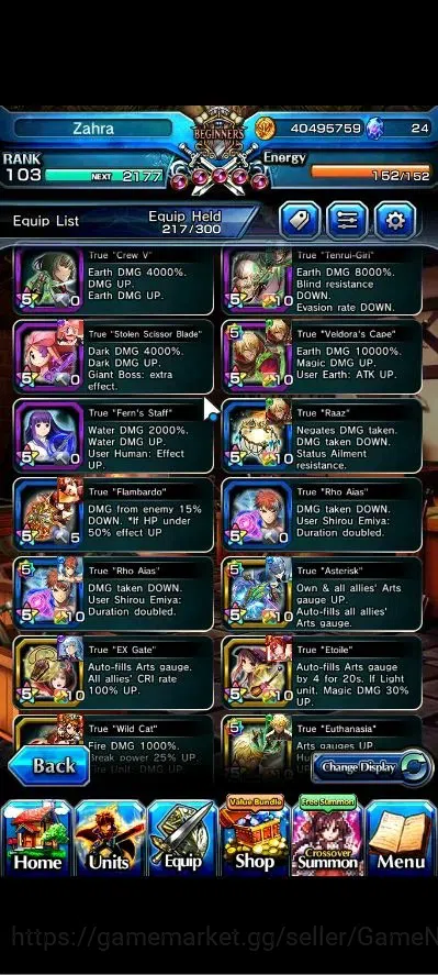 Grand Summoners Accounts Global|Rank 103|1 Sp Art|25 Ascend+11 TW|[Inumuta, image 8