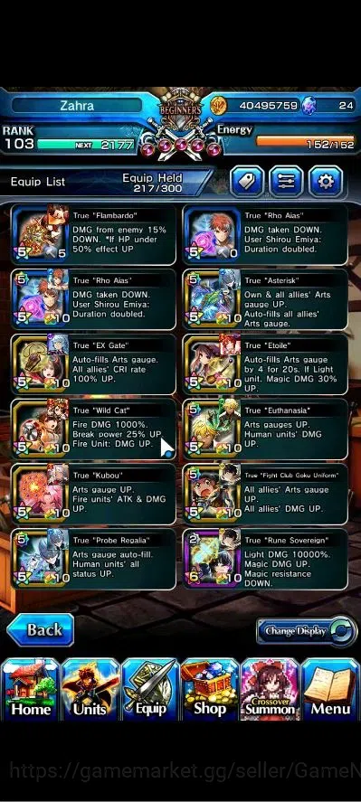 Grand Summoners Accounts Global|Rank 103|1 Sp Art|25 Ascend+11 TW|[Inumuta, image 9