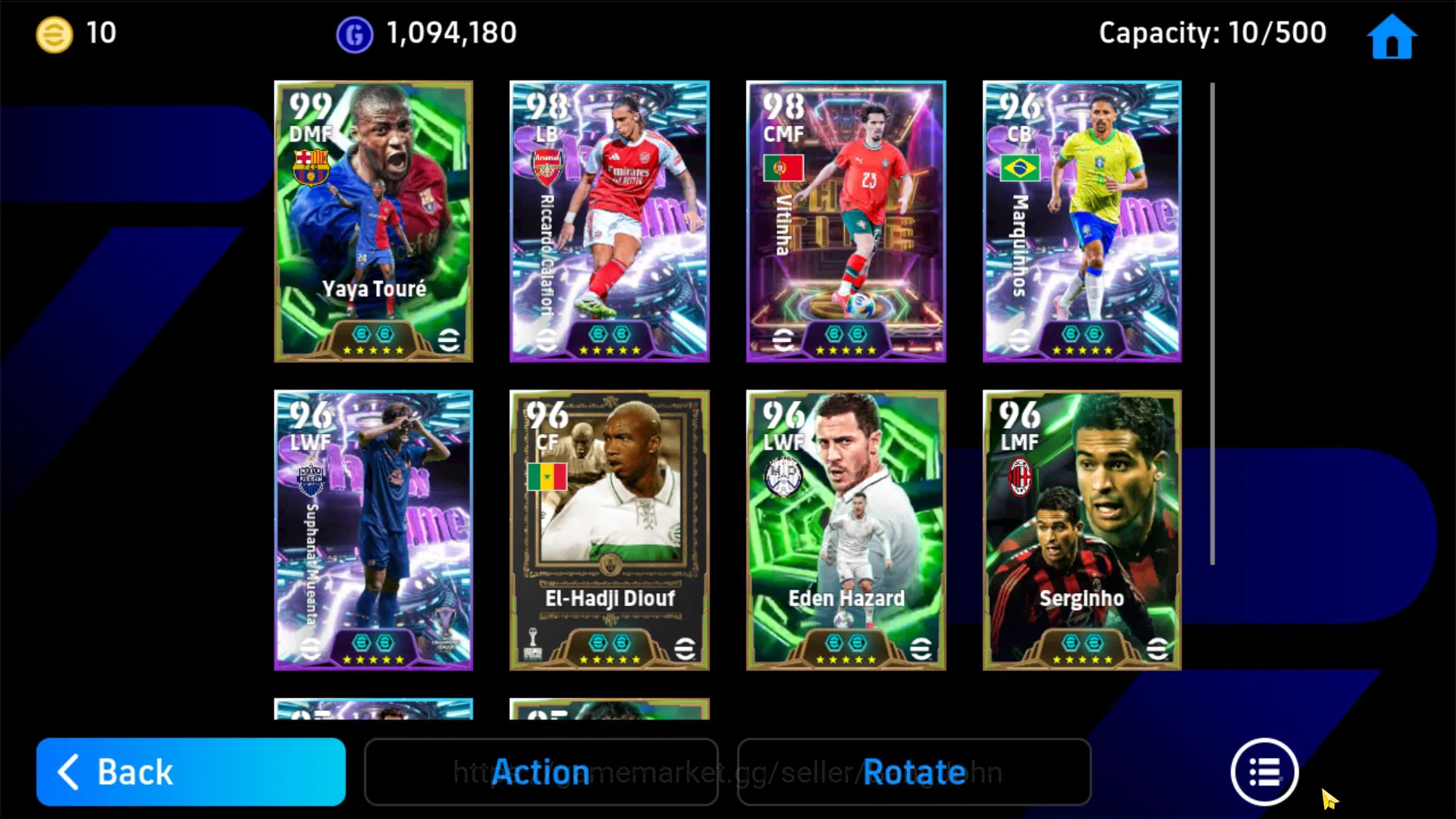 eFootball Accounts Android Pwr 3145 | vitinha showtime, yaya toure ep image 4