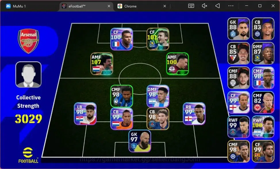 eFootball Accounts Android | PW 3029 |Epic Gullit, Shevchenko | Showt image 2