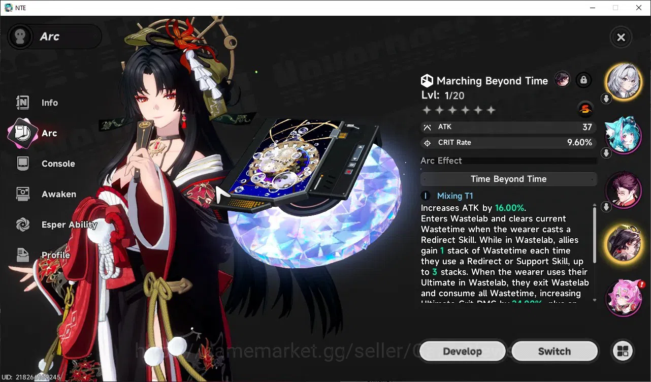 Neverness to Everness Accounts GLOBAL NA|HL 3|1 SSR| Limited Hotori Awk 1 +Signat image 2