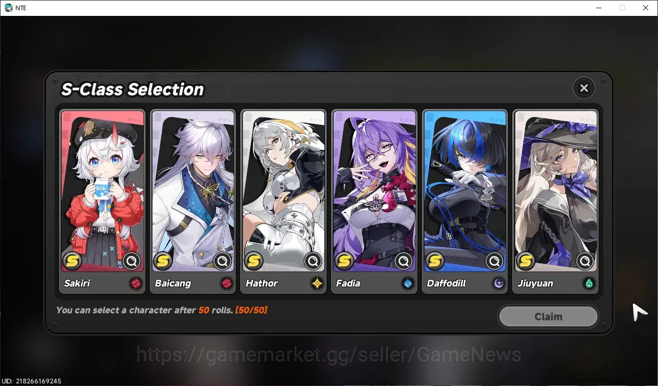 Neverness to Everness Accounts GLOBAL NA|HL 3|1 SSR| Limited Hotori Awk 1 +Signat image 6