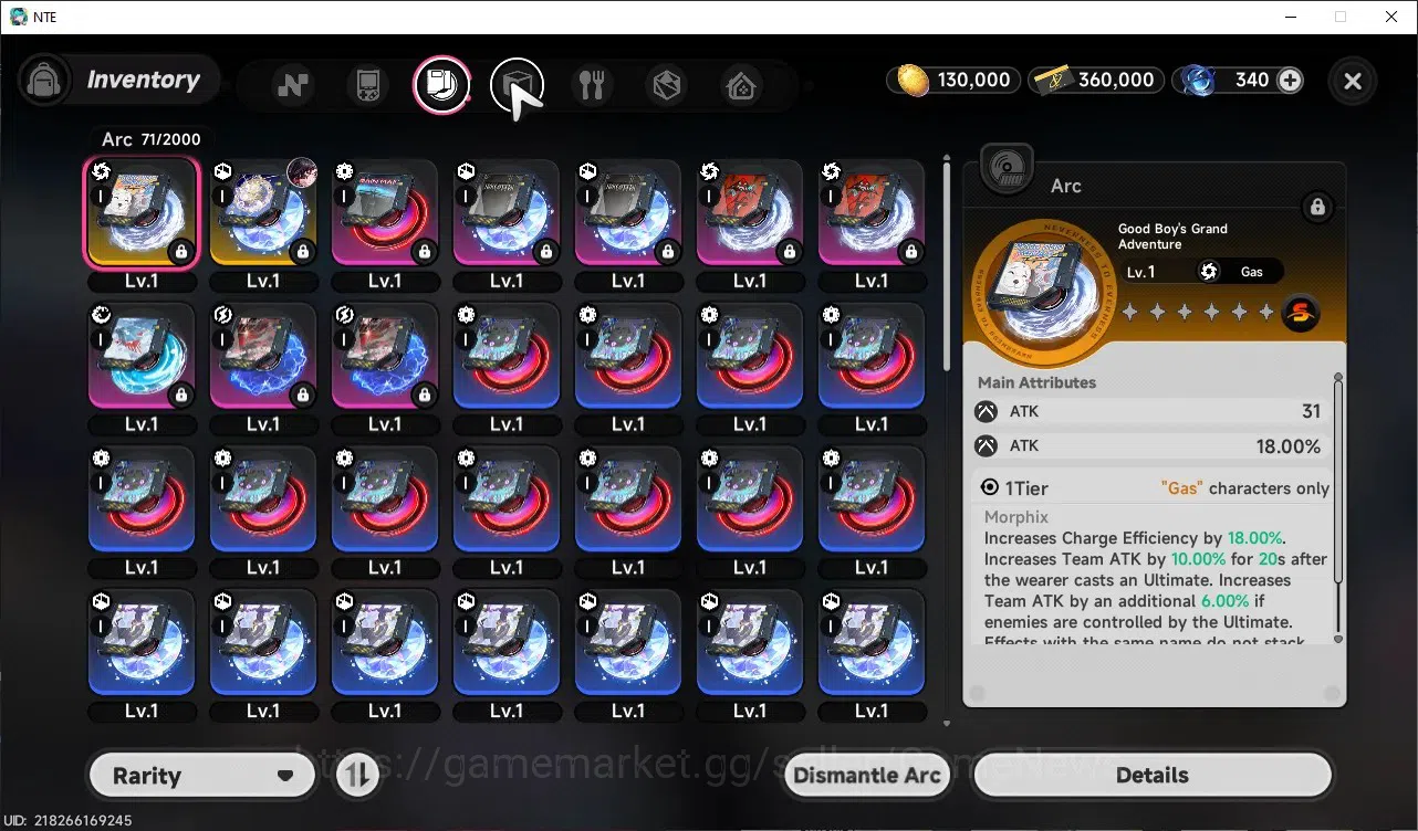 Neverness to Everness Accounts GLOBAL NA|HL 3|1 SSR| Limited Hotori Awk 1 +Signat image 8