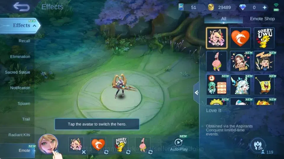 Mobile Legends: Bang Bang Accounts Global|Hero 119|Skin 228|Renowned|LuckyBox Karrie, image 2