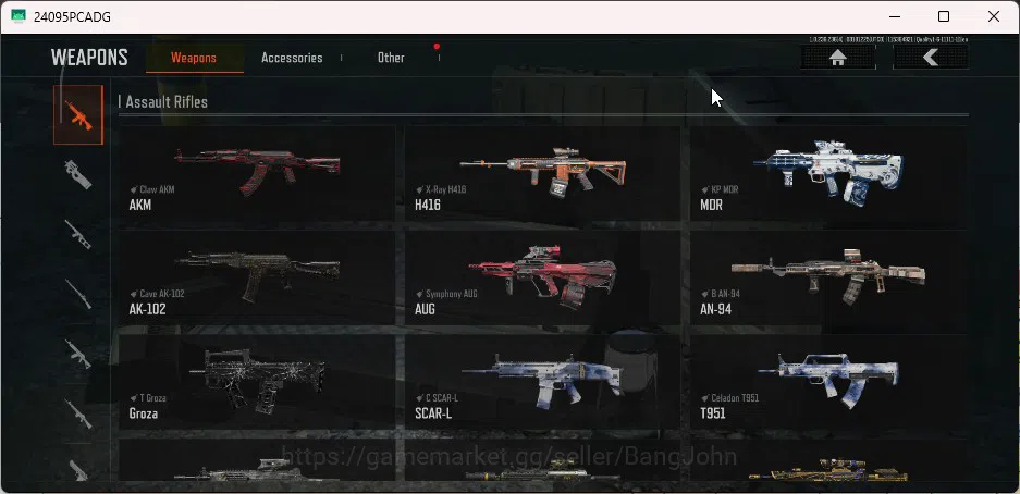 Arena Breakout Accounts High Value Mobile|Lvl 30|SV 48.5M|CV 18.6M|CN On 1*|5 WP Legend Skins|2 Epic Suits|Check SS|AB049B 11