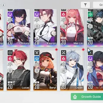 Chaos Zero Nightmare Accounts GLOBAL|Lv 22|5 SSR|Arabella,Chizuru,Kayron,Mei