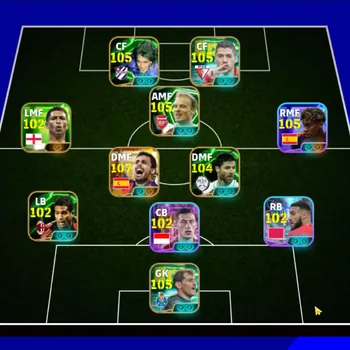 eFootball Accounts Legends & Iconic Players Android|PW 3218|BIGT Rodri,Epic Bergkamp XabiAlonso DavidVilla Batistuta