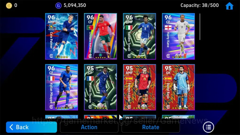 eFootball Accounts Legends & Iconic Players Android|Epic Leonardo Bonucci,Cafu,Gerrard,Batistuta,Shevchenko,Eden 11