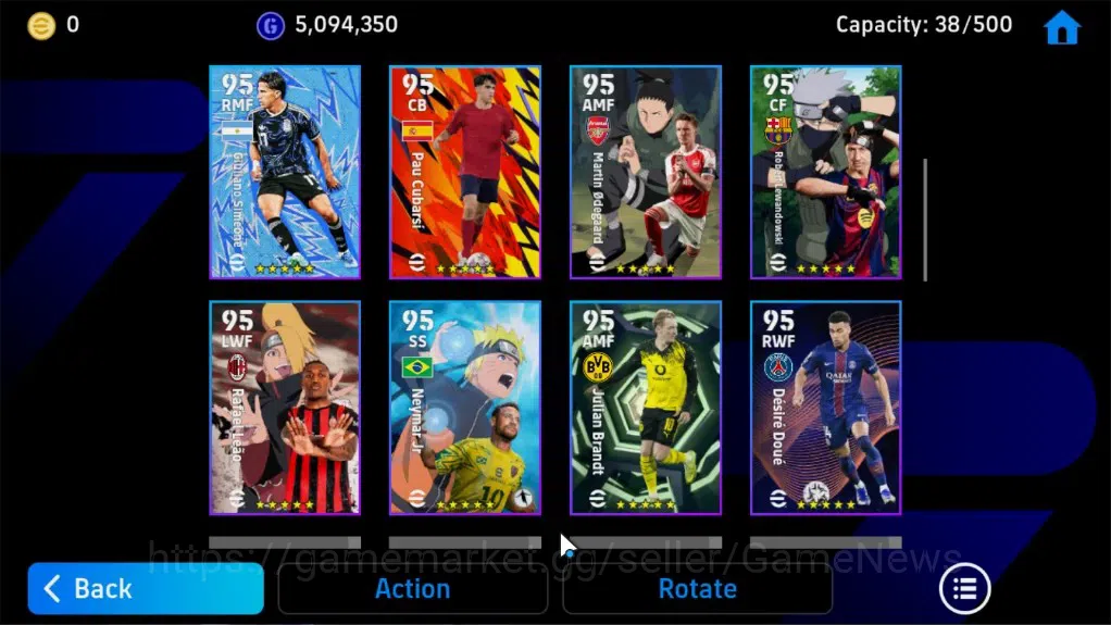 eFootball Accounts Legends & Iconic Players Android|Epic Leonardo Bonucci,Cafu,Gerrard,Batistuta,Shevchenko,Eden 12