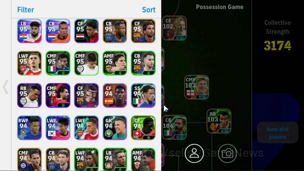 eFootball Accounts Legends & Iconic Players Android|Epic Leonardo Bonucci,Cafu,Gerrard,Batistuta,Shevchenko,Eden 3