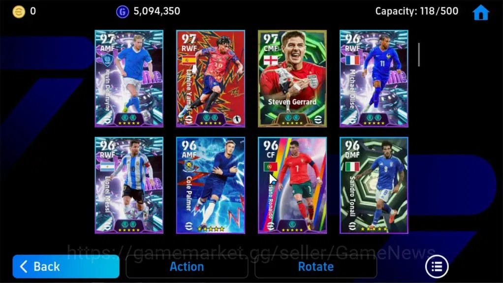 eFootball Accounts Legends & Iconic Players Android|Epic Leonardo Bonucci,Cafu,Gerrard,Batistuta,Shevchenko,Eden 6