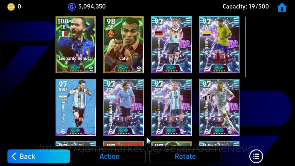 eFootball Accounts Legends & Iconic Players Android|Epic Leonardo Bonucci,Cafu,Gerrard,Batistuta,Shevchenko,Eden 8