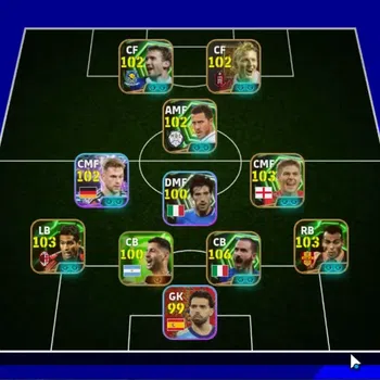 eFootball Accounts Legends & Iconic Players Android|Epic Leonardo Bonucci,Cafu,Gerrard,Batistuta,Shevchenko,Eden