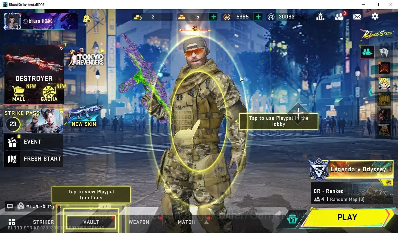 Blood Strike Accounts ASIA|ETERNAL DeAgle-Scorpion+Collab 7DS [KArl98,QB image 1