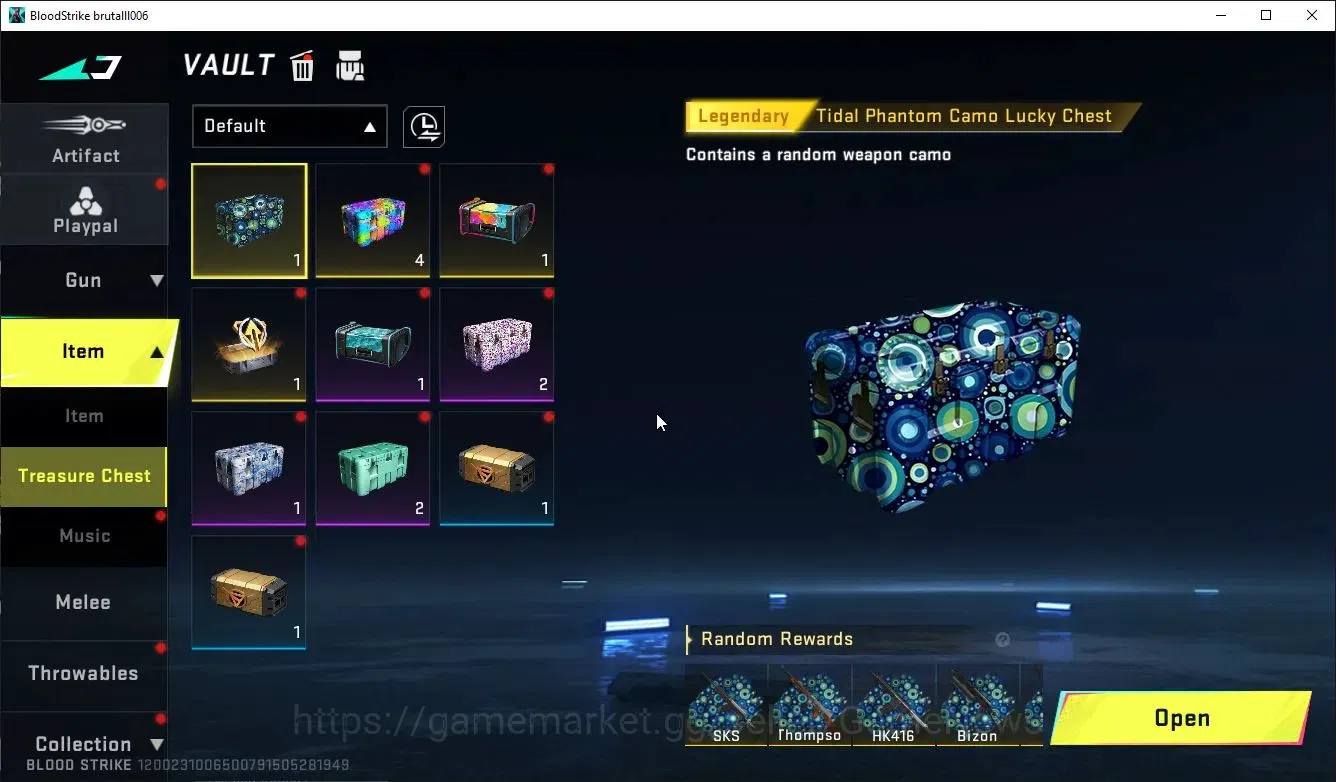 Blood Strike Accounts ASIA|ETERNAL DeAgle-Scorpion+Collab 7DS [KArl98,QB image 11