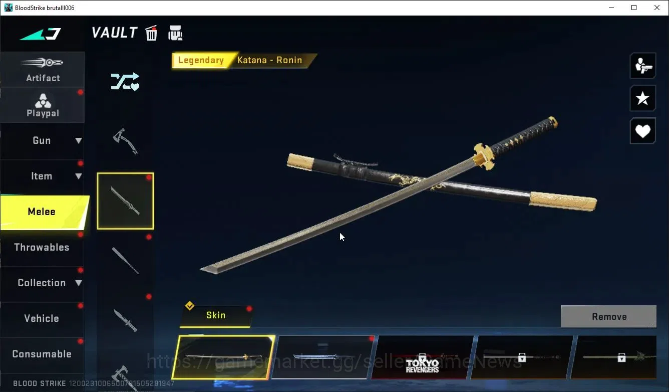 Blood Strike Accounts ASIA|ETERNAL DeAgle-Scorpion+Collab 7DS [KArl98,QB image 4