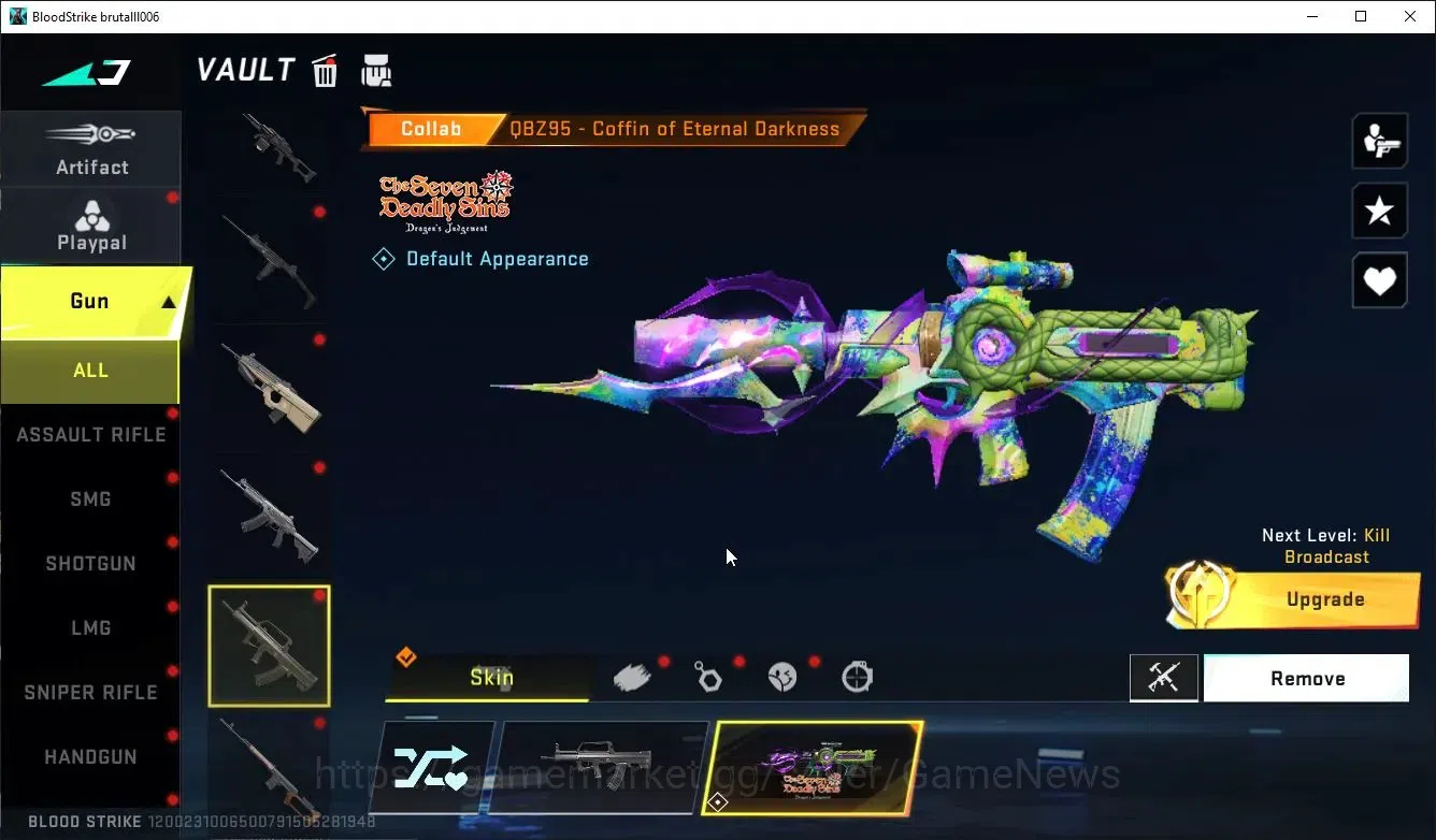 Blood Strike Accounts ASIA|ETERNAL DeAgle-Scorpion+Collab 7DS [KArl98,QB image 7