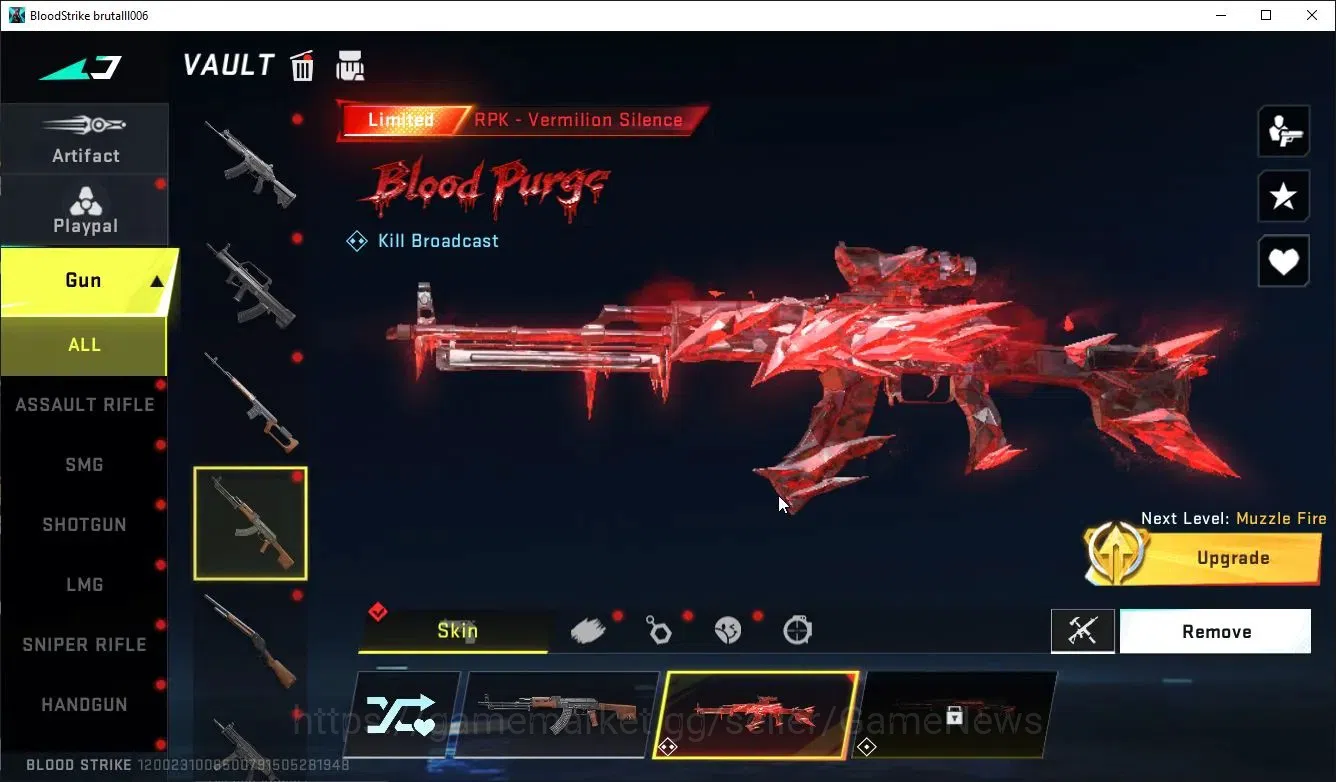 Blood Strike Accounts ASIA|ETERNAL DeAgle-Scorpion+Collab 7DS [KArl98,QB image 8