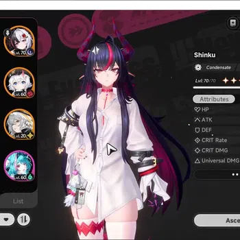 Neverness to Everness Accounts GLOBAL SEA|HL 49|TL 31|4 S-Clas Limit[Shinku,Lacrimosa+Skin,Chaos]+Sign,Nanaly|1 Selector|2