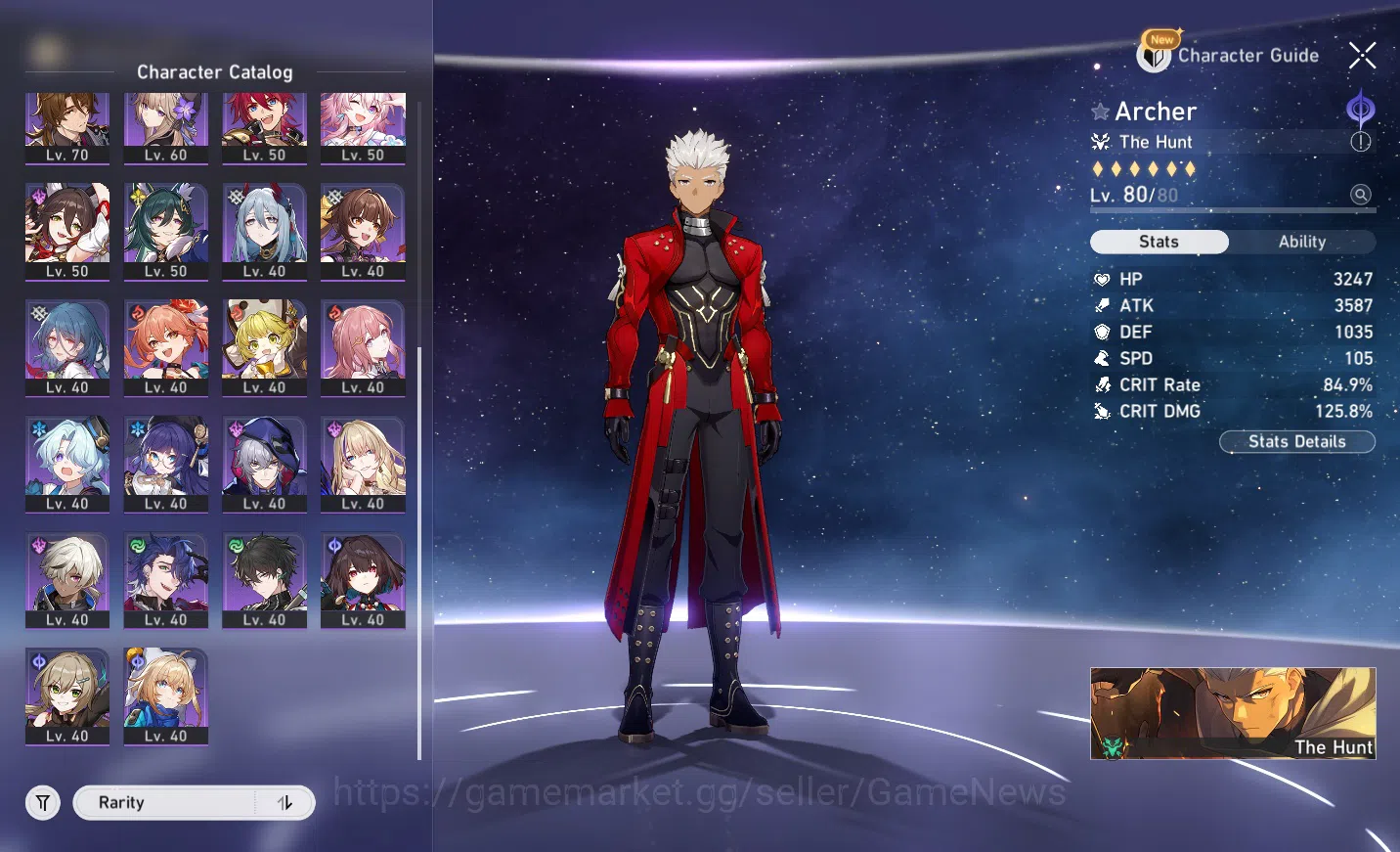 Honkai Star Rail Accounts Asia|TL 64|6 Limited|[Evernight,Archer]+Sign,Spark image 2