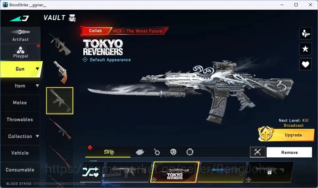 Blood Strike Accounts ASIA | 4 7DS GUN|2 TR GUN|1 EVA GUN|7 ULTRA GUN|1 image 10