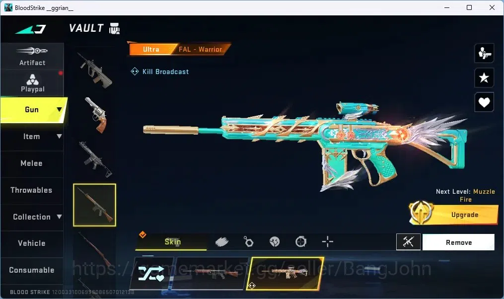 Blood Strike Accounts ASIA | 4 7DS GUN|2 TR GUN|1 EVA GUN|7 ULTRA GUN|1 image 11
