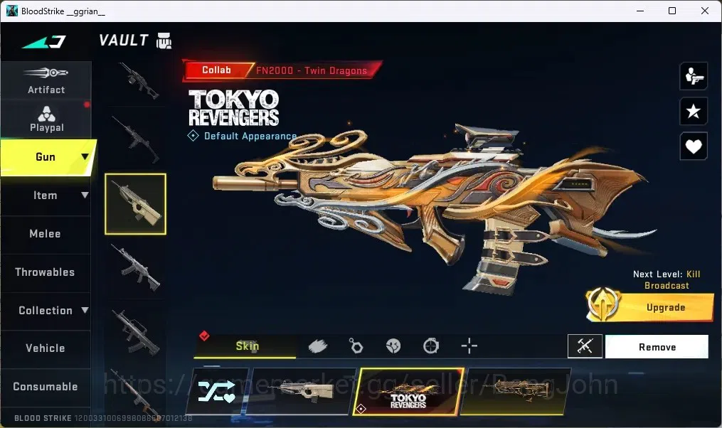 Blood Strike Accounts ASIA | 4 7DS GUN|2 TR GUN|1 EVA GUN|7 ULTRA GUN|1 image 13