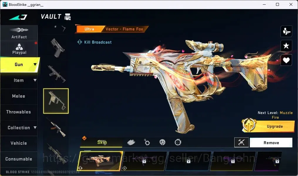 Blood Strike Accounts ASIA | 4 7DS GUN|2 TR GUN|1 EVA GUN|7 ULTRA GUN|1 image 3