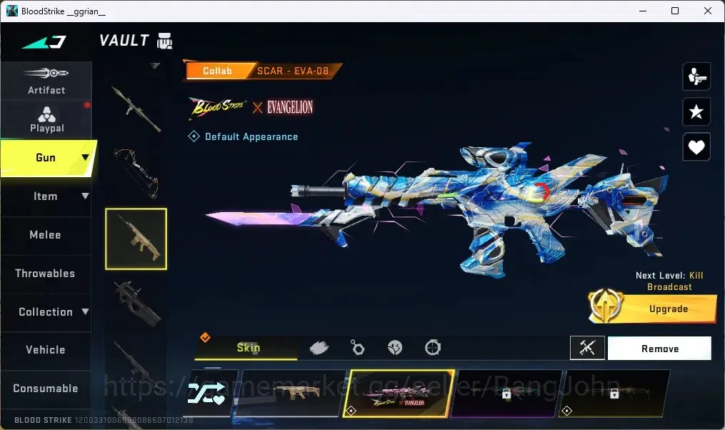 Blood Strike Accounts ASIA | 4 7DS GUN|2 TR GUN|1 EVA GUN|7 ULTRA GUN|1 image 7