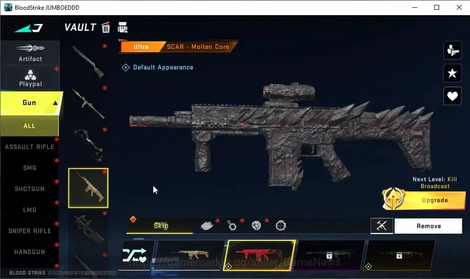 Blood Strike Accounts ASIA|ETERNAL ZERO-Odashadow|10 ULTRA[VAL,UMP45,QBZ image 14