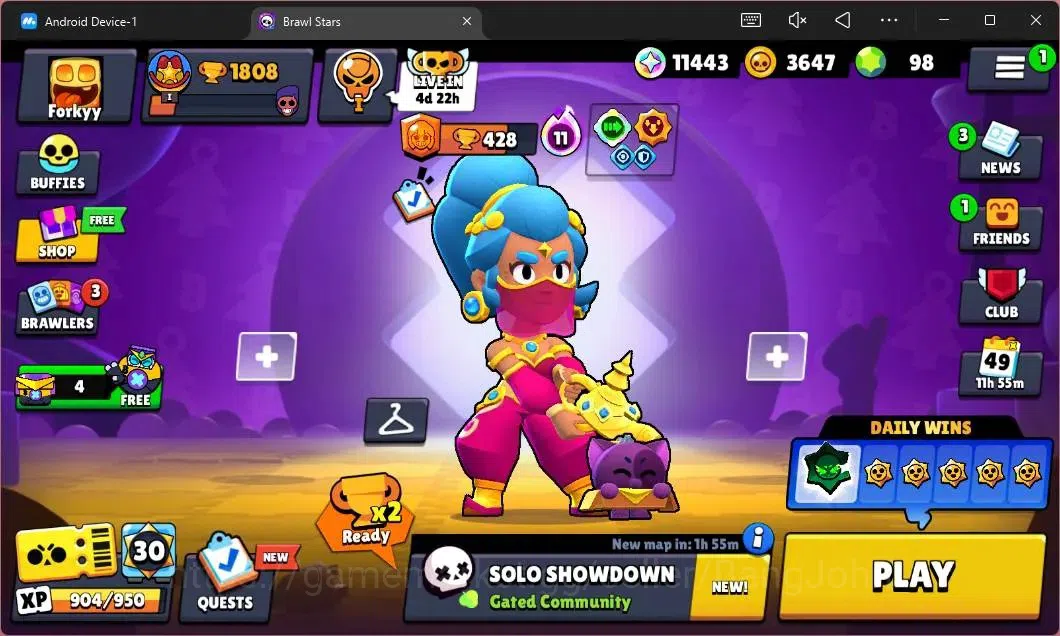 Brawl Stars Accounts Global|1808 Thropy|32 Brawler|2 Max Lv Hypercharge image 1