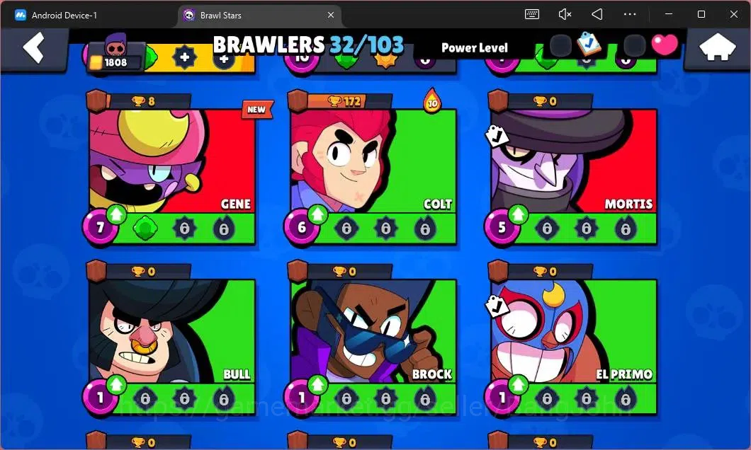 Brawl Stars Accounts Global|1808 Thropy|32 Brawler|2 Max Lv Hypercharge image 6