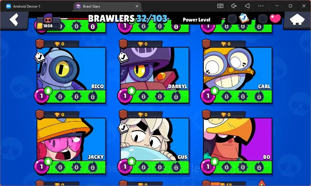 Brawl Stars Accounts Global|1808 Thropy|32 Brawler|2 Max Lv Hypercharge image 8