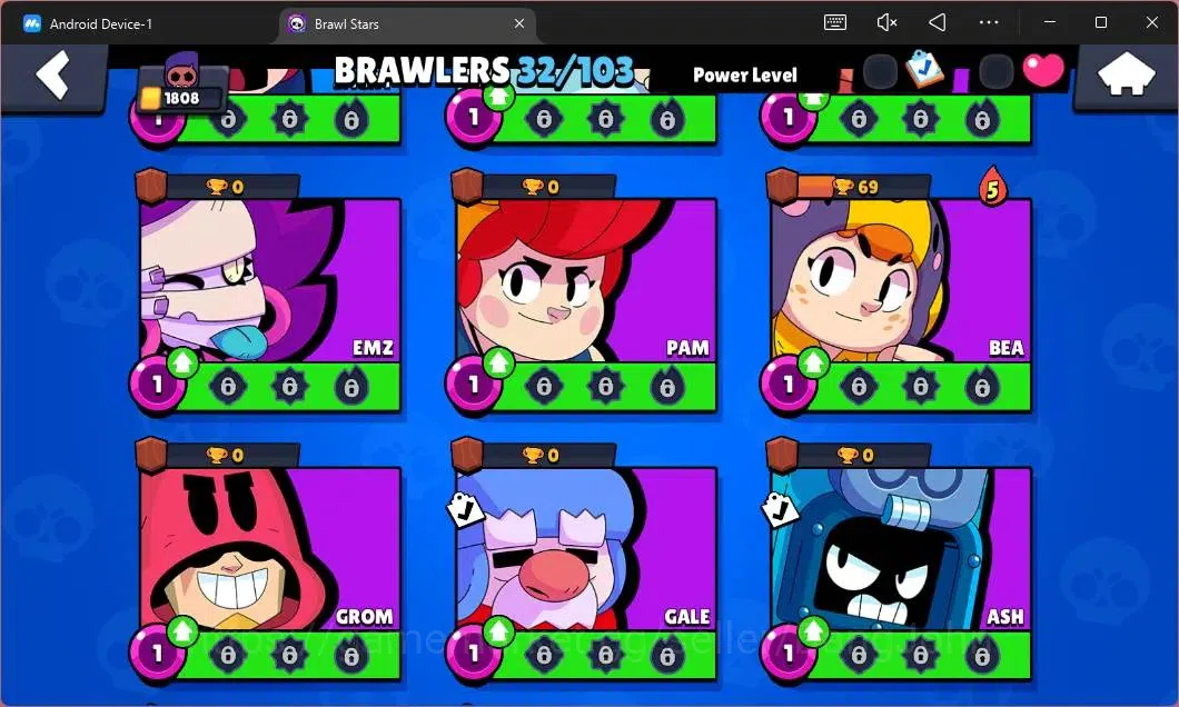 Brawl Stars Accounts Global|1808 Thropy|32 Brawler|2 Max Lv Hypercharge image 9