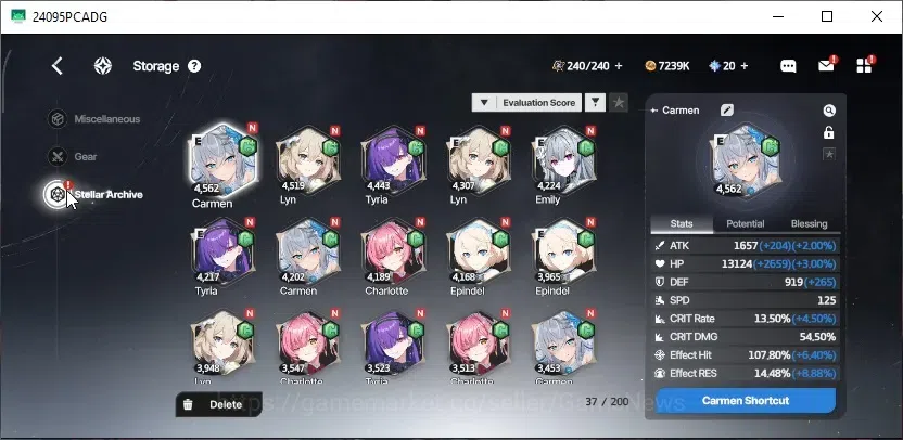 StarSavior Accounts Global|Lv 41|26 SSR[(Carmen Eternal,Emily)+Arc,Lyn image 18