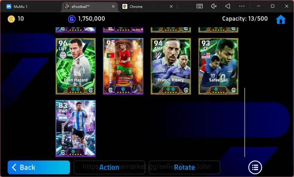 eFootball Accounts ANDROID|PW 3122|Epic Bebento,Wesley Sneijder,Massi image 6