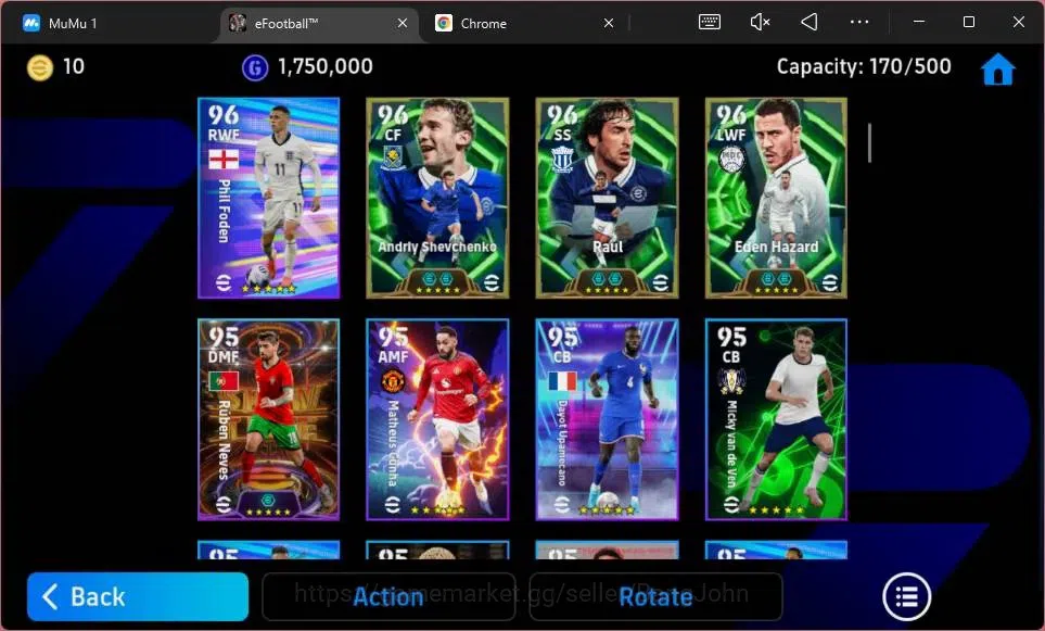 eFootball Accounts ANDROID|PW 3122|Epic Bebento,Wesley Sneijder,Massi image 8