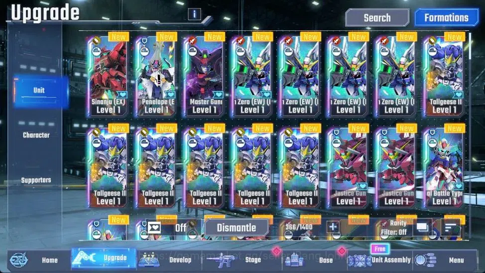 SD Gundam G Generation ETERNAL Accounts Global| Rank 1 | FreshStory | 1,4k Diamond|8 URGun image 12