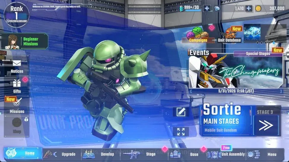 SD Gundam G Generation ETERNAL Accounts Global| Rank 1 | FreshStory | 1,4k Diamond|8 URGun image 13