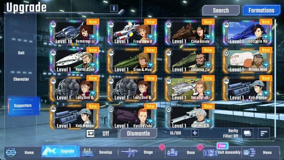 SD Gundam G Generation ETERNAL Accounts Global| Rank 1 | FreshStory | 1,4k Diamond|8 URGun image 9