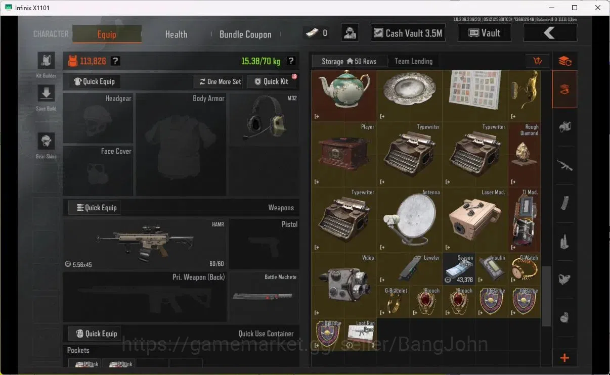 Arena Breakout Accounts Others MOBILE Lvl 30 |SV 10.5M|CV 3,5M|MORE SKIN,B MACHETE,MORE RED ITEM|MORE DETAIL CEK AB329B 3