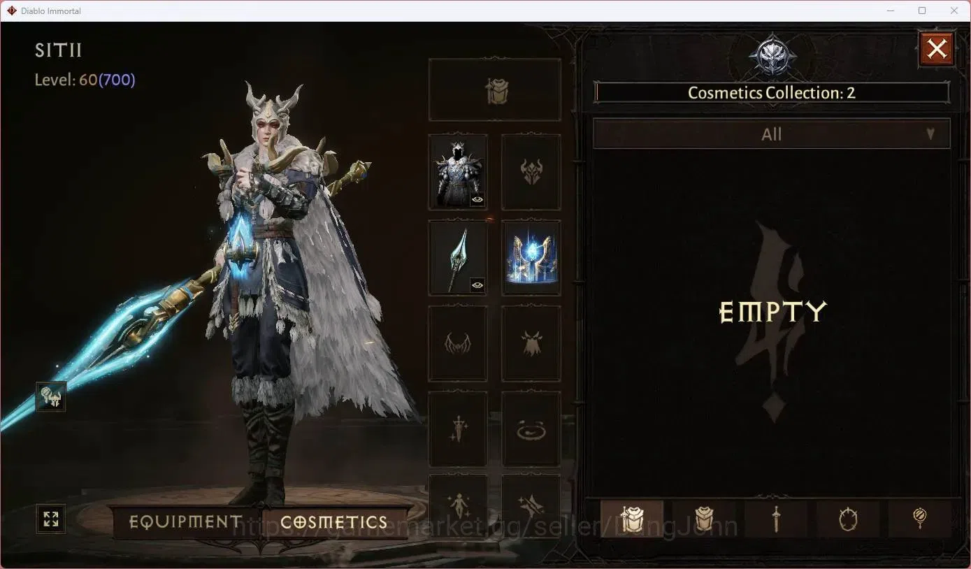 Diablo Immortal Accounts SEA - Vasily | 60 (700) Blood Knight | CR 42K | Re image 8