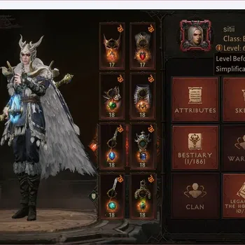Diablo Immortal High-End SEA - Vasily | 60 (700) Blood Knight | CR 42K | Re image 1