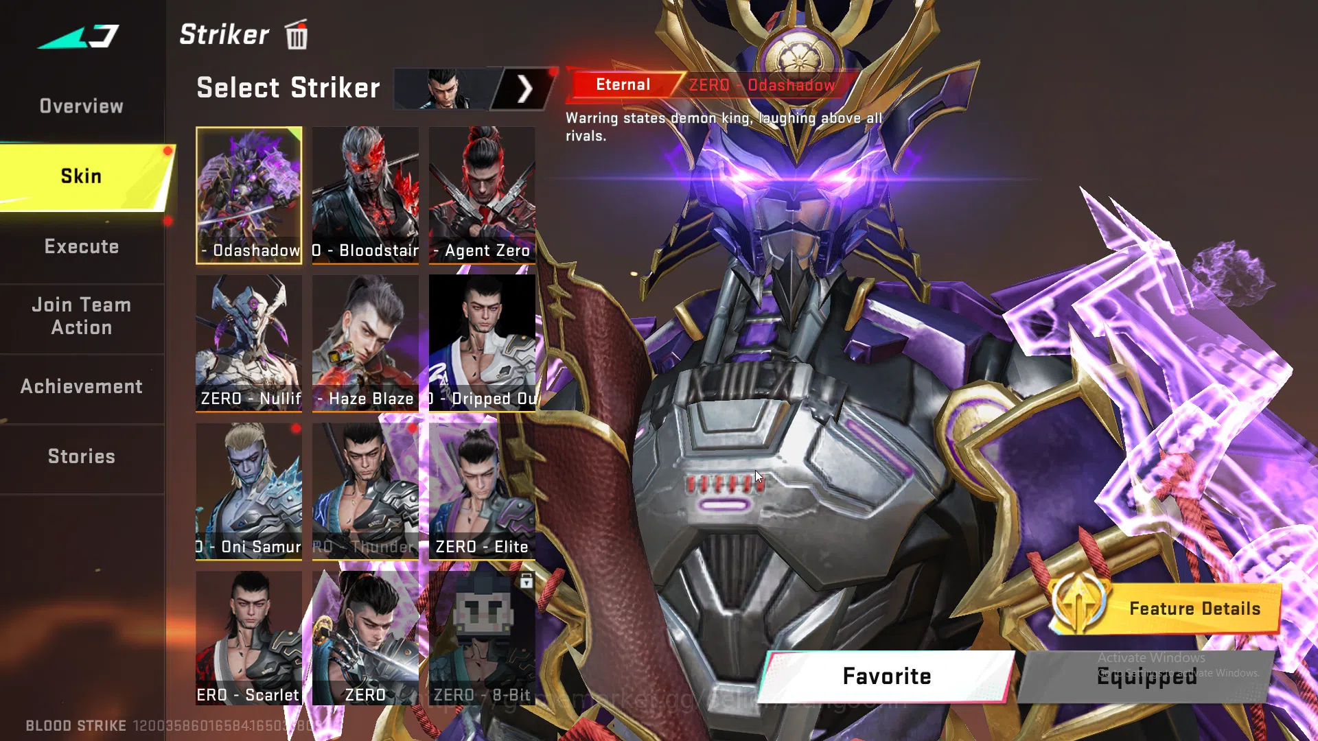 Blood Strike Accounts ASIA | 4 Evo Weapons | 8 Collab Skins | 25 Eternal image 19