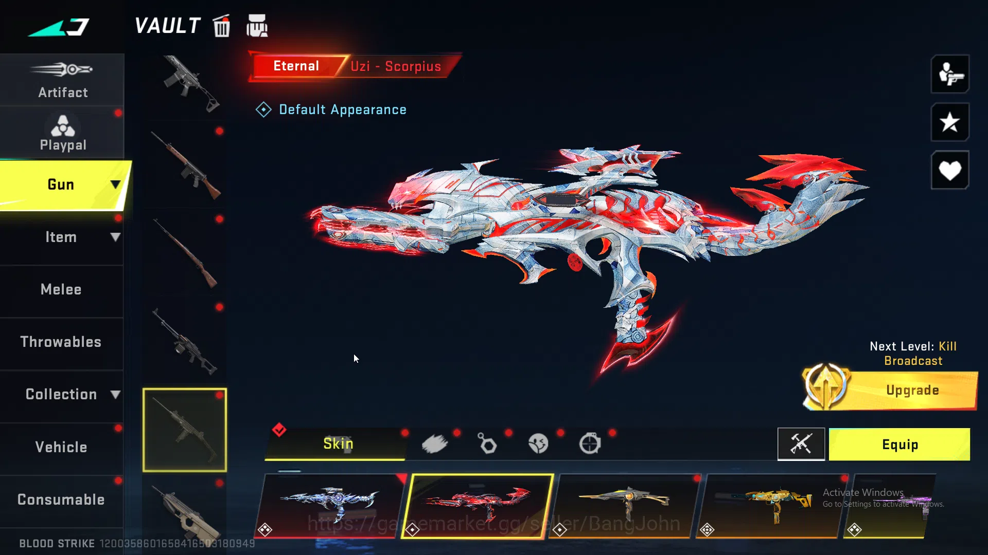 Blood Strike Accounts ASIA | 4 Evo Weapons | 8 Collab Skins | 25 Eternal image 4