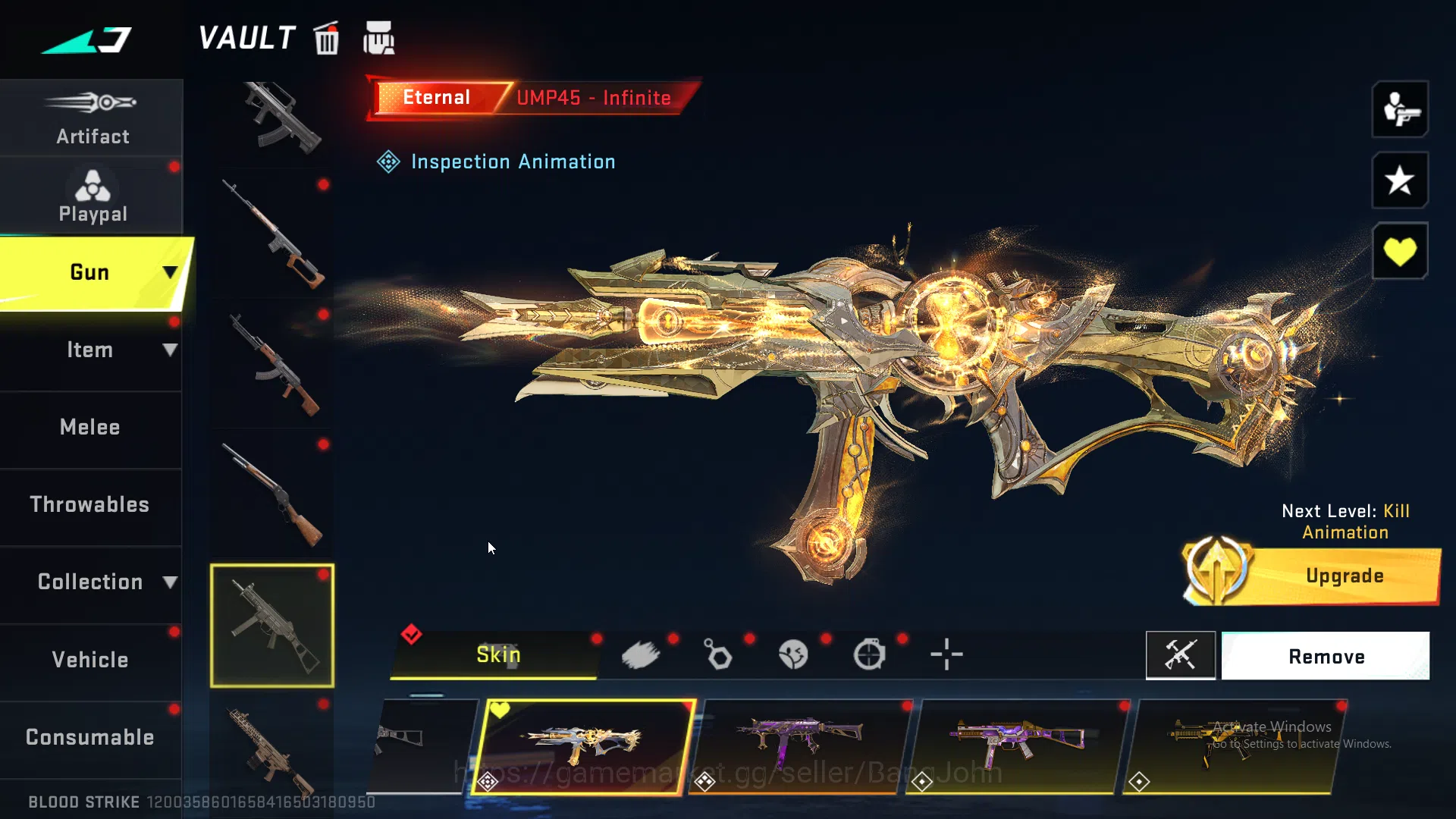 Blood Strike Accounts ASIA | 4 Evo Weapons | 8 Collab Skins | 25 Eternal image 5