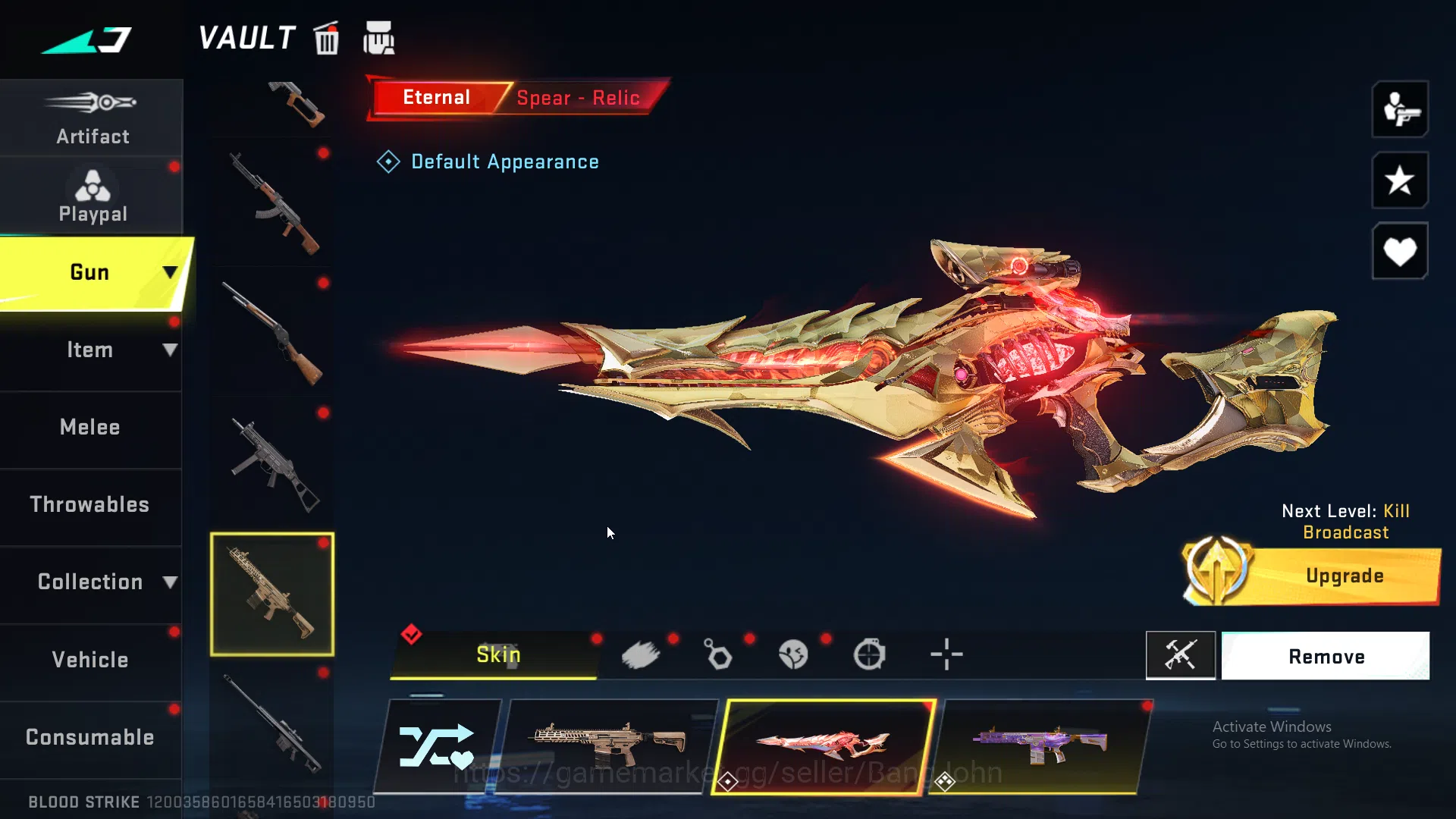 Blood Strike Accounts ASIA | 4 Evo Weapons | 8 Collab Skins | 25 Eternal image 6