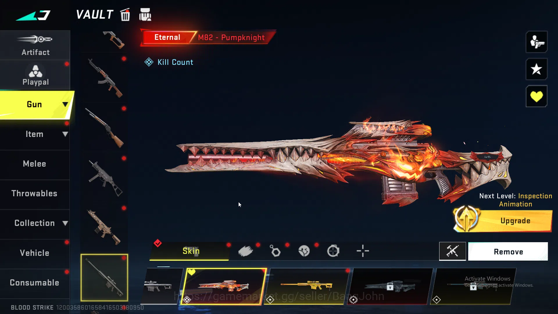 Blood Strike Accounts ASIA | 4 Evo Weapons | 8 Collab Skins | 25 Eternal image 7
