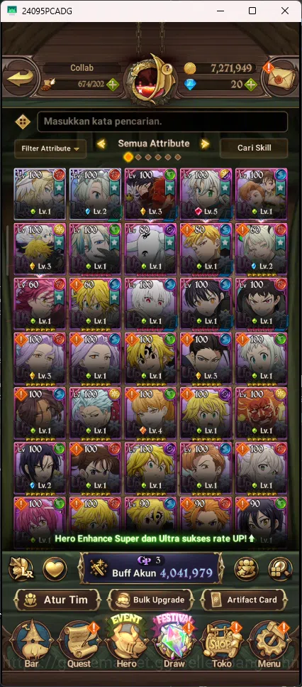 The Seven Deadly Sins: Grand Cross Accounts GLOBAL | 4M CC | 2 LR Brunhild+Elizabeth | 10 UR M image 2