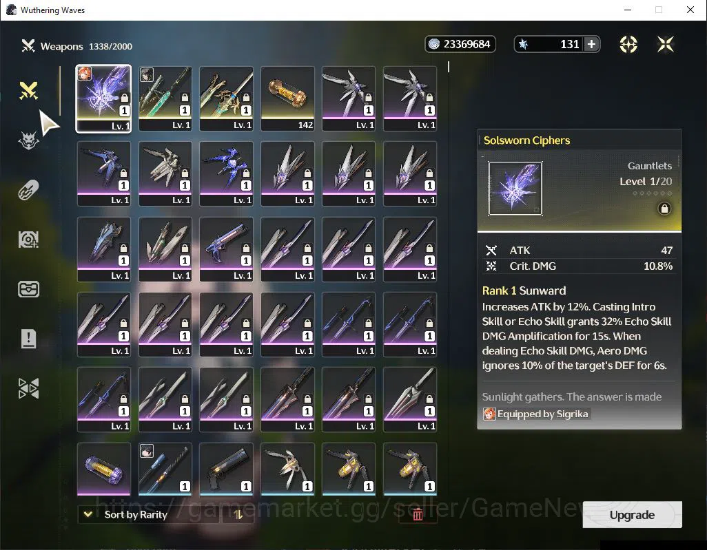 Wuthering Waves Accounts ASIA | UL 43 | 2 Limited | (SigrikaR1,Qiuyuan)+Sig image 14